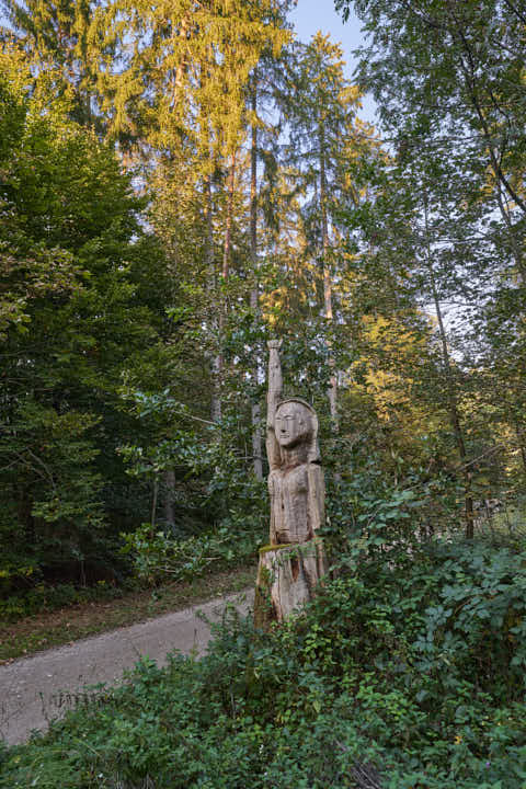 Gemeinde Altötting Landkreis Altötting Forst Wegweiser am Fürstenweg (Dirschl Johann) Deutschland AÖ